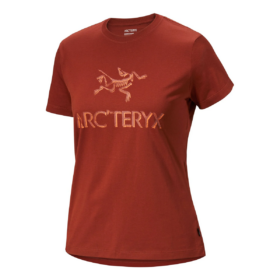 Arc"Word Baumwoll-T-Shirt „Rot“