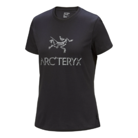Arc"Word Baumwoll-T-Shirt „Schwarz“