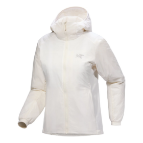 Atom Kapuzenpullover „Weiß“