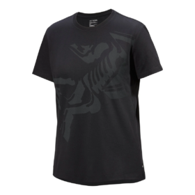 Bird Baumwoll-T-Shirt „Schwarz“