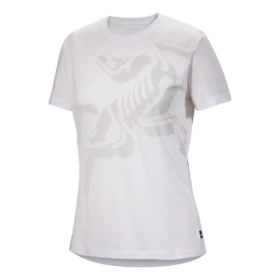 Bird Baumwoll-T-Shirt „Weiß“