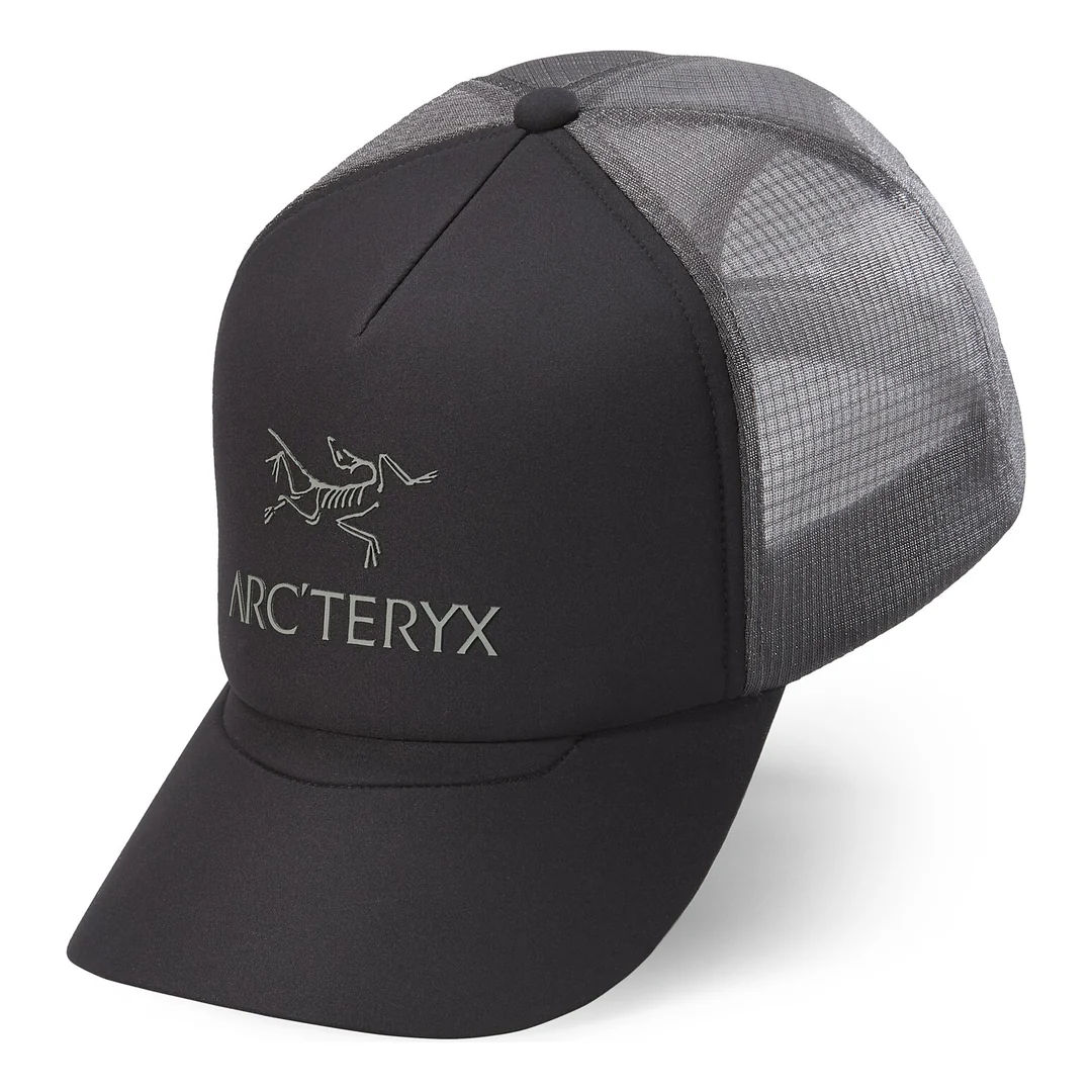 Bird Word Trucker Curved Mütze „Schwarz“