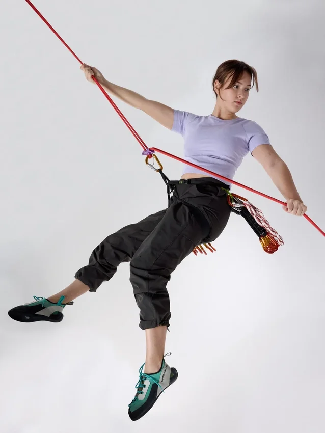 Clarkia Damenhose mit weitem Bein