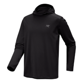 Cormac Heavyweight Kapuzenpullover „Schwarz“