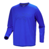 Cormac-Logo-Langarm-T-Shirt „Blue“
