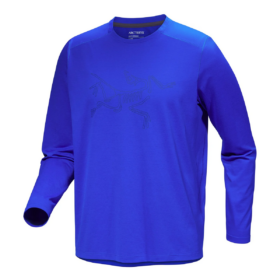 Cormac-Logo-Langarm-T-Shirt „Blue“