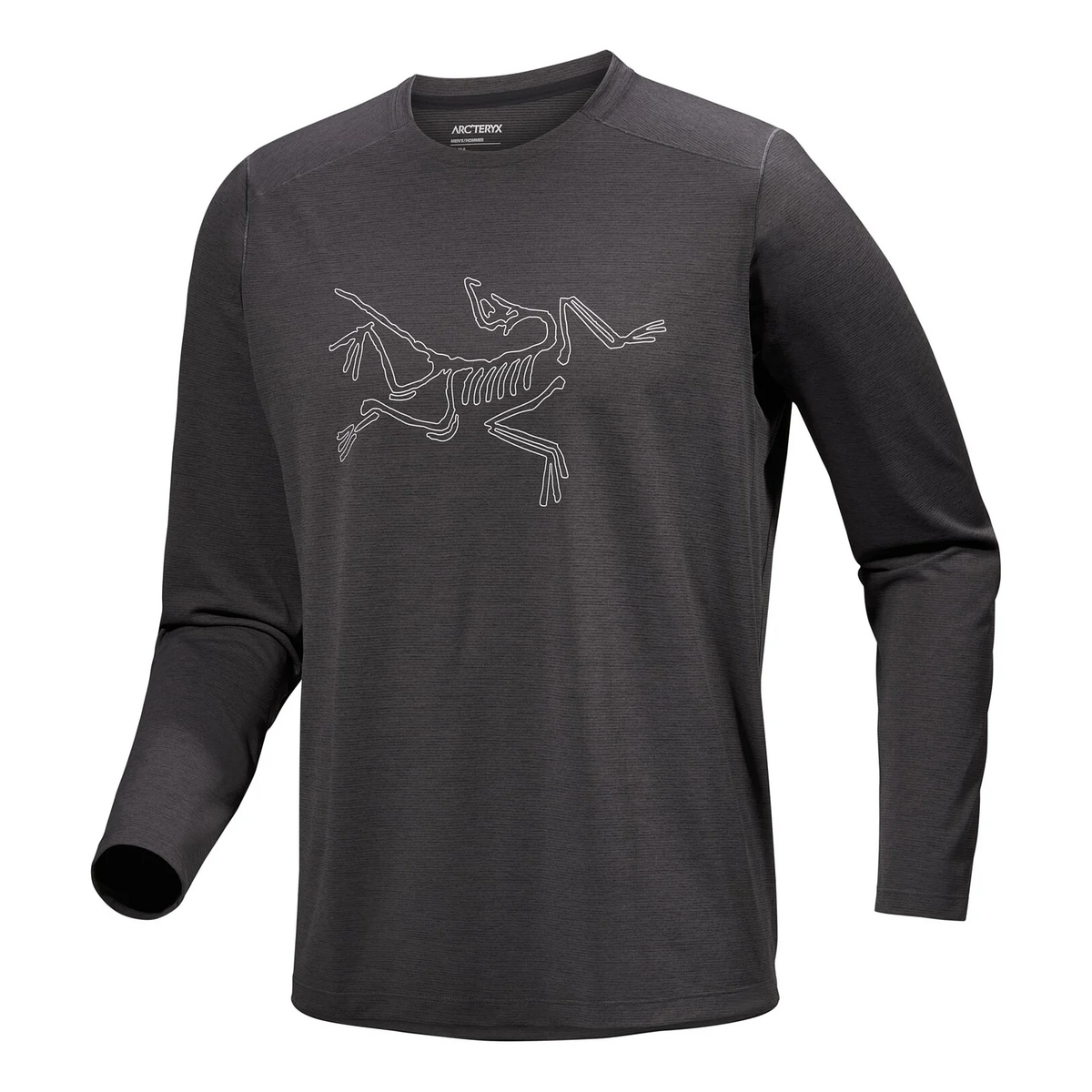 Cormac Logo Langarm-T-Shirt „Schwarz“