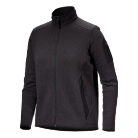 Covert-Strickjacke „Schwarz“