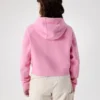 Emblem Fleece Full Zip Crop Kapuzenpullover für Damen