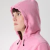 Emblem Fleece Full Zip Crop Kapuzenpullover für Damen