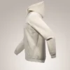 Emblem Fleece-Kapuzenpullover mit durchgehendem Reißverschluss für Herren