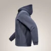 Emblem Fleece-Kapuzenpullover mit durchgehendem Reißverschluss für Herren