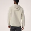 Emblem Fleece-Kapuzenpullover mit durchgehendem Reißverschluss für Herren