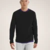 Hallam Merinowolle-Pullover mit Rundhalsausschnitt für Herren