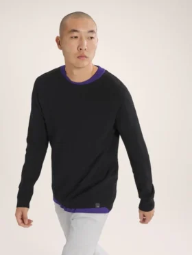 Hallam Merinowolle-Pullover mit Rundhalsausschnitt für Herren