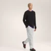 Hallam Merinowolle-Pullover mit Rundhalsausschnitt für Herren