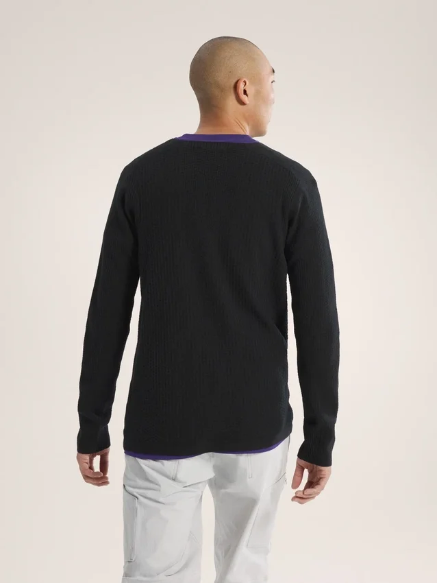 Hallam Merinowolle-Pullover mit Rundhalsausschnitt für Herren