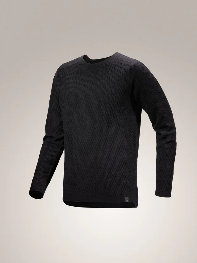 Hallam Merinowolle-Pullover mit Rundhalsausschnitt für Herren