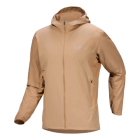 Incendo Hybrid-Kapuzenpullover-Jacke „Brown“