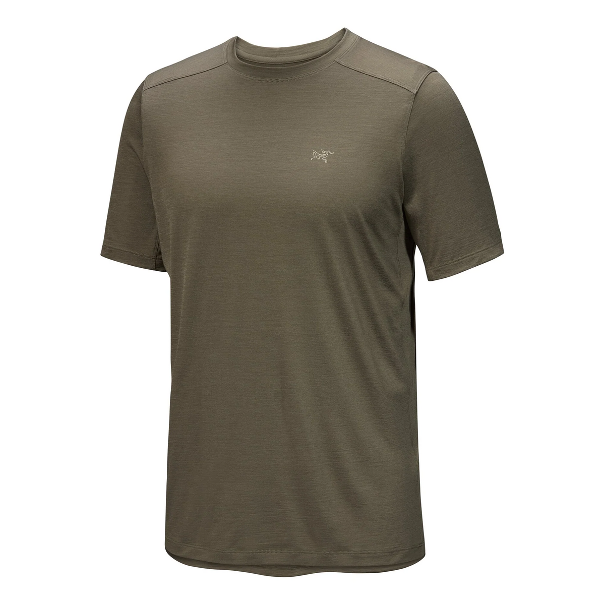 Ionia Merinowolle-T-Shirt SS „Olivgrün“