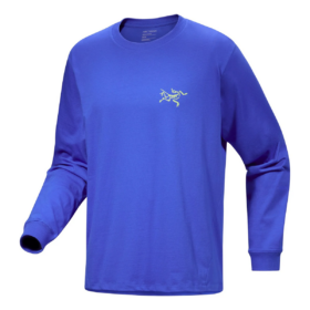 Kragg Baumwoll-Langarm-T-Shirt „Purple“