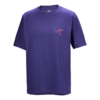 Kragg Baumwoll-Logo-T-Shirt „Purple“