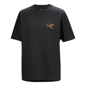 Kragg Baumwoll-Logo-T-Shirt „Schwarz“