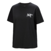 Kragg Cotton Bird Tile Crew T-Shirt SS „Schwarz“