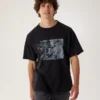 Kragg Cotton Lithographica Shirt SS Herren