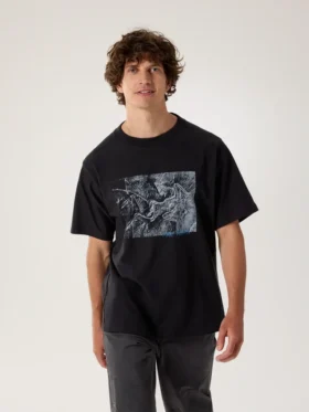 Kragg Cotton Lithographica Shirt SS Herren