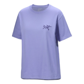 Kragg Cotton Little Bird T-Shirt mit Rundhalsausschnitt „Purple“