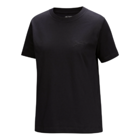 Kragg Cotton Little Bird T-Shirt mit Rundhalsausschnitt „Schwarz“