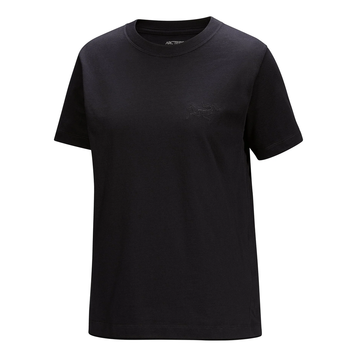 Kragg Cotton Little Bird T-Shirt mit Rundhalsausschnitt „Schwarz“