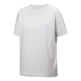 Kragg Cotton Little Bird T-Shirt mit Rundhalsausschnitt „Weiß“