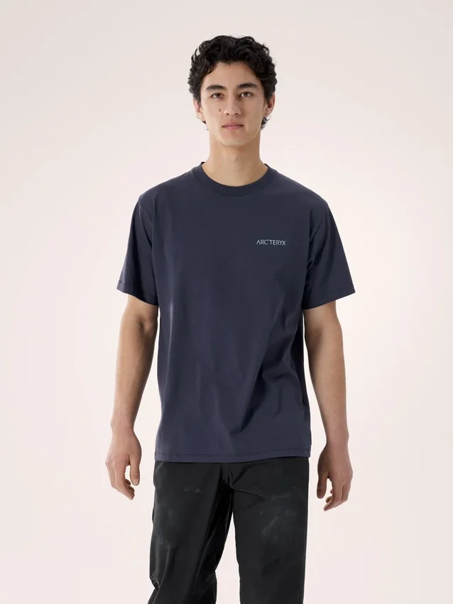 Kragg SL Baumwoll-Shirt „Blurred Bird“ SS für Herren