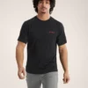 Kragg SL Baumwoll-Shirt „Blurred Bird“ SS für Herren