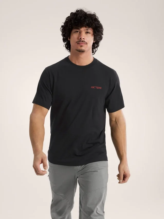 Kragg SL Baumwoll-Shirt „Blurred Bird“ SS für Herren