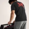 Kragg SL Baumwoll-Shirt „Blurred Bird“ SS für Herren
