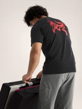 Kragg SL Baumwoll-Shirt „Blurred Bird“ SS für Herren