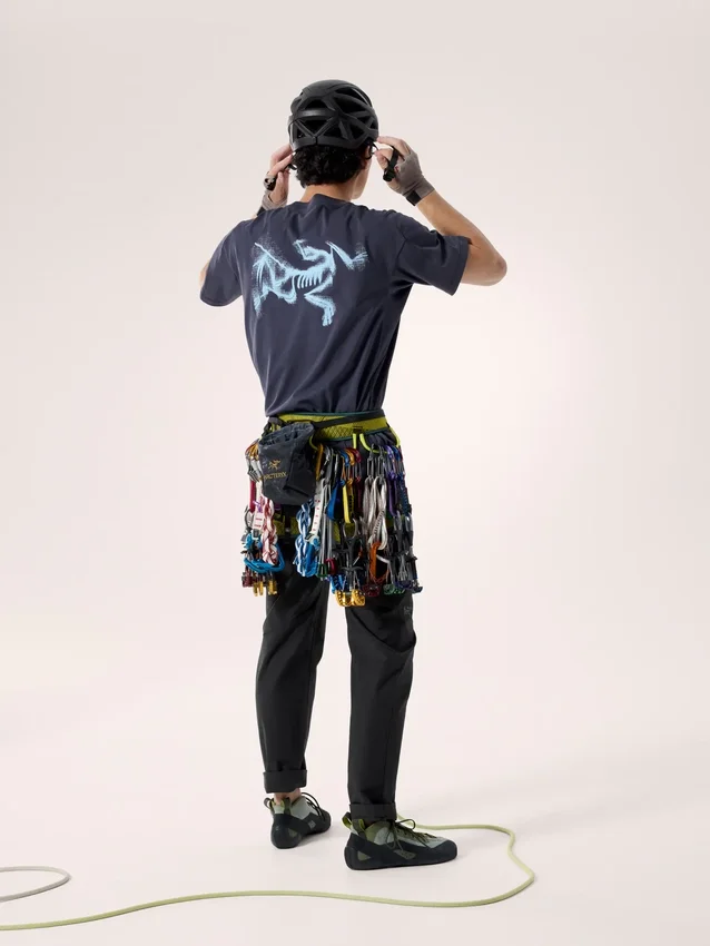 Kragg SL Baumwoll-Shirt „Blurred Bird“ SS für Herren