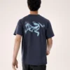 Kragg SL Baumwoll-Shirt „Blurred Bird“ SS für Herren