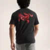 Kragg SL Baumwoll-Shirt „Blurred Bird“ SS für Herren