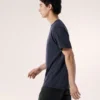 Kragg SL Baumwoll-Shirt „Blurred Bird“ SS für Herren
