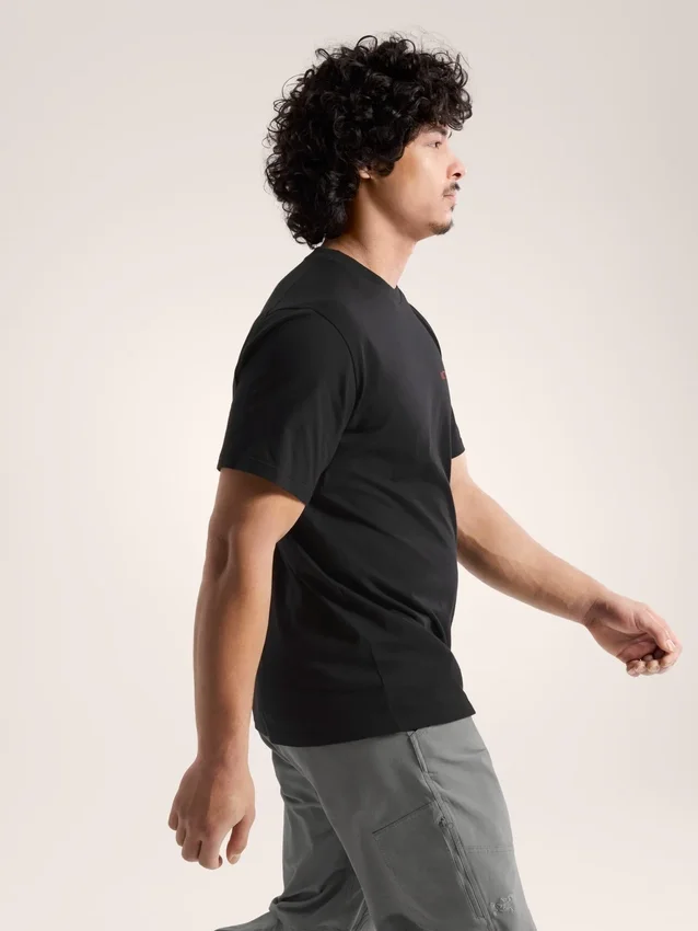 Kragg SL Baumwoll-Shirt „Blurred Bird“ SS für Herren