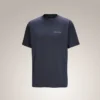 Kragg SL Baumwoll-Shirt „Blurred Bird“ SS für Herren