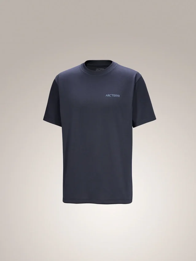 Kragg SL Baumwoll-Shirt „Blurred Bird“ SS für Herren