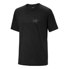 Kragg SL Baumwoll-T-Shirt SS „Schwarz“