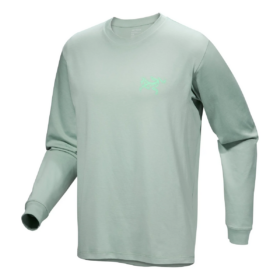 Kragg SL Cotton Bird Tile Langarm-T-Shirt „Green“
