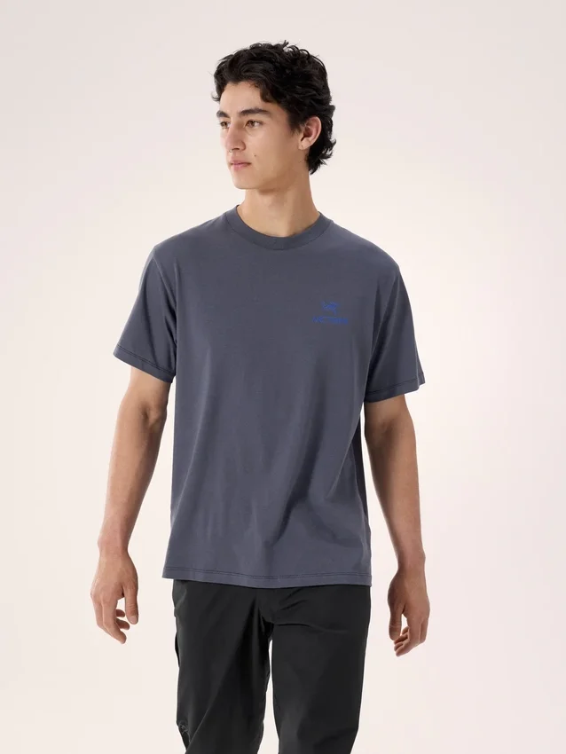 Kragg SL Cotton Bird Word Shirt SS Herren