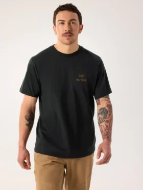 Kragg SL Cotton Bird Word Shirt SS Herren